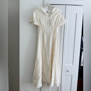 H&M Cream Maxi Dress